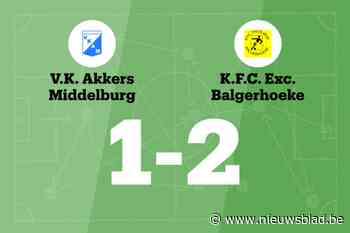 Excelsior Balgerhoeke wint met één goal verschil van VK Akkers Middelburg