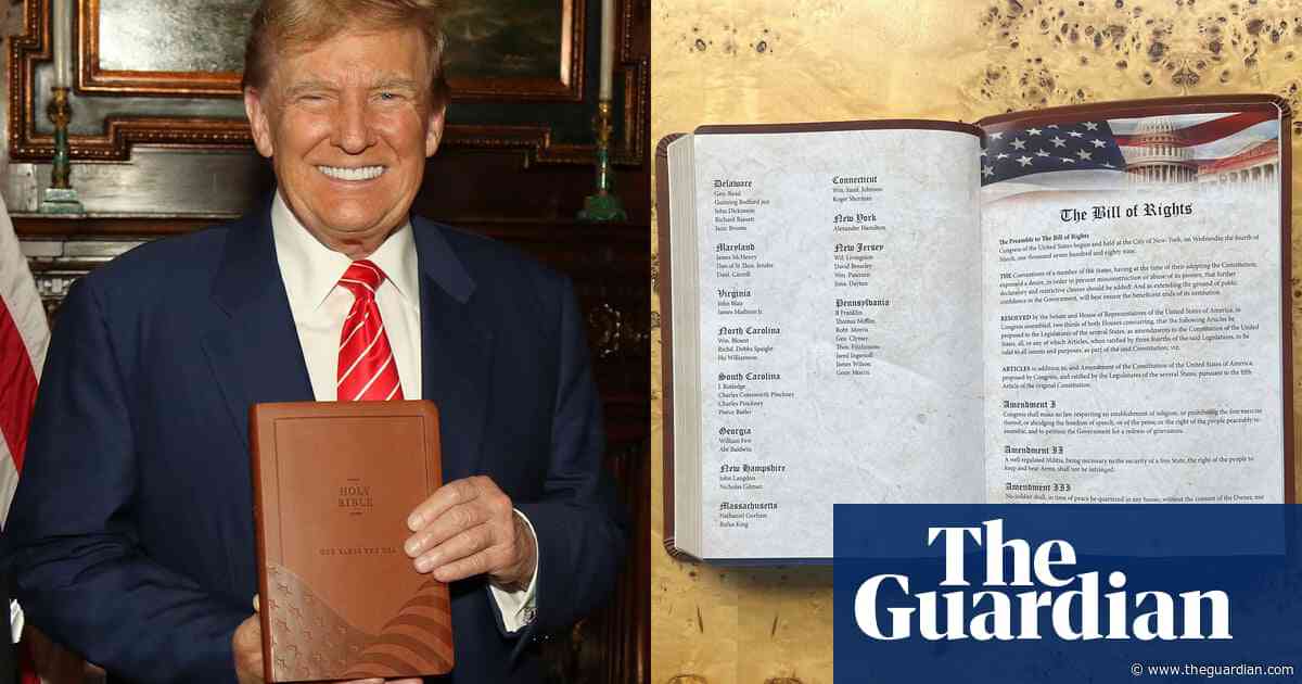 I bought Trump’s Bible – a blasphemous, sticky nightmare