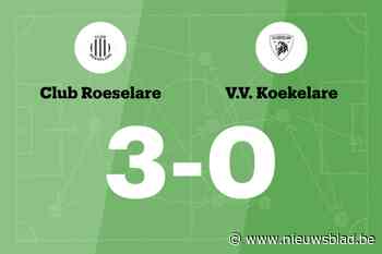 Trioen scoort twee keer voor Club Roeselare in wedstrijd tegen VV Koekelare