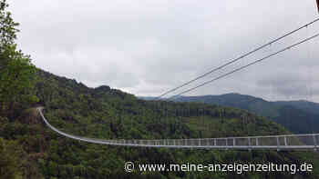 Eine der längsten Hängebrücken Deutschlands steht in Baden-Württemberg
