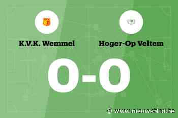 Duel tussen KVK Wemmel en HO Veltem blijft doelpuntloos