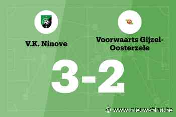 KVK Ninove B wint dankzij één goal verschil van VW Gijzel-Oosterzele