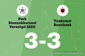 PSV 1820 B speelt thuis gelijk tegen Toekomst Bunsbeek