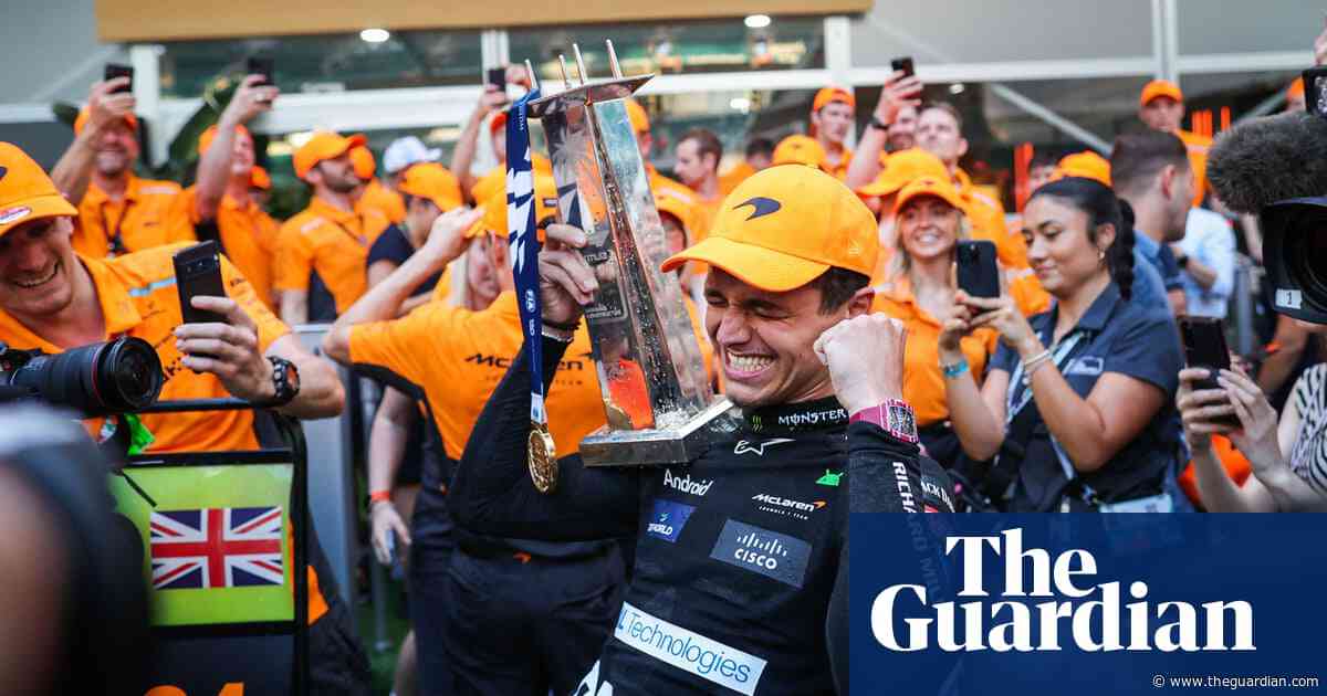Lando Norris: nice guy finishes first after long road to top of F1 | Giles Richards