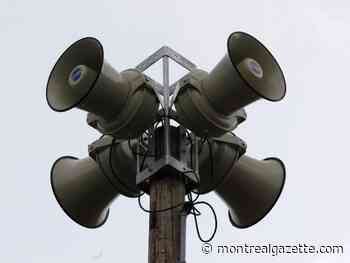 Montreal to test emergency siren system on Wednesday, May 8