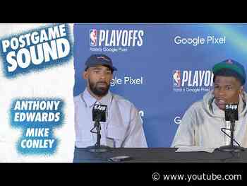 “We’re Just Locked In On What We’re Doing.” | Mike Conley & Anthony Edwards Postgame Sound | 5.04.24