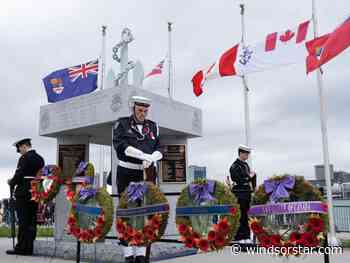 Windsor ceremony honours many lives lost during Battle of the Atlantic