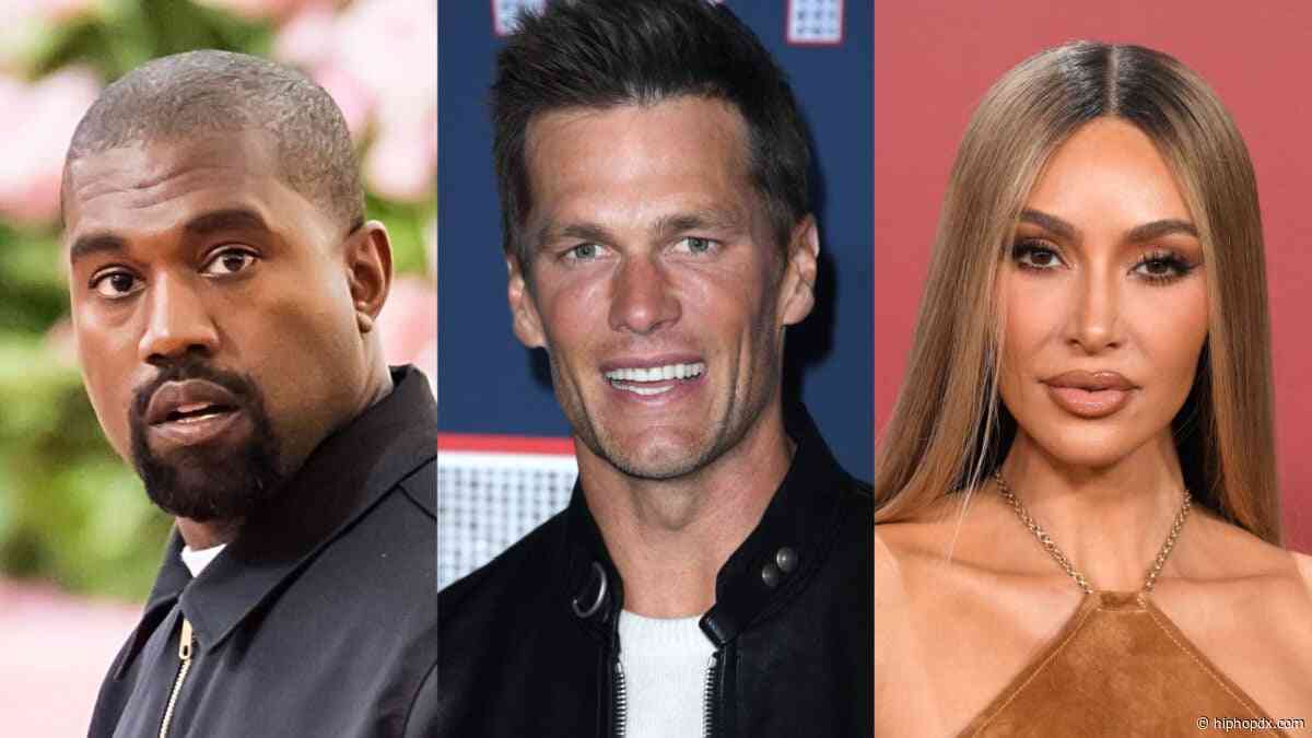 Kanye West Catches Stray From Tom Brady As He Roasts Kim Kardashian
