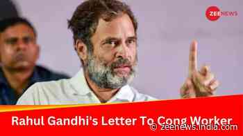 `Fight To Save Democracy And Constitution`: Rahul Gandhi`s Writes Congress Party Workers