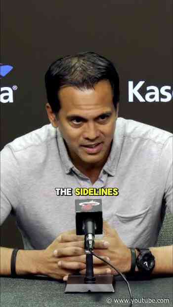Coach Spo is prepping for a summer of growth 📈 #miamiheat #shorts
