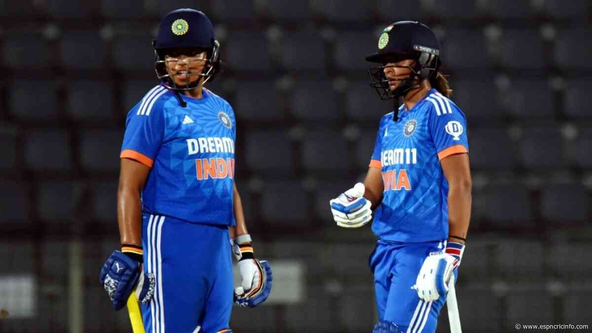 Spinners, Harmanpreet seal comfortable win for India in rain-hit match