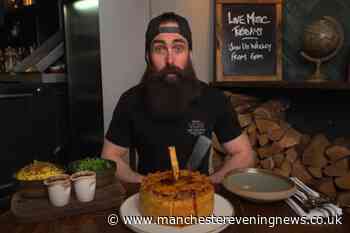 'I've never seen anything like that before': YouTube star Beard Meats Food tries Salford pub's massive £85 pie challenge