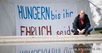 Klima-Hungerstreik vor Kanzleramt in Berlin: Teilnehmer in kritischem Zustand