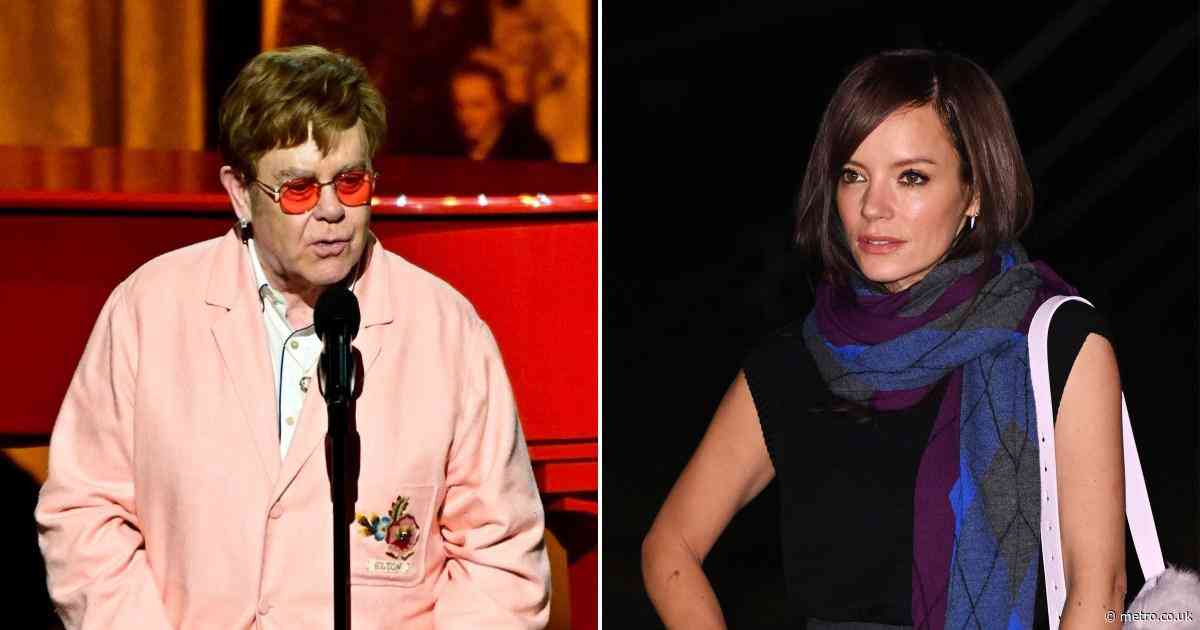Lily Allen reveals she harboured ‘resentment’ over ‘mean’ Sir Elton John for years