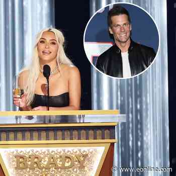 Kim Kardashian Intercepts Tom Brady Romance Rumors During Comedy Roast