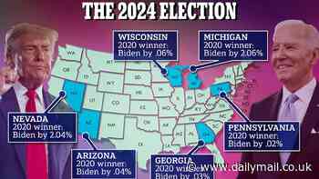 Will your vote count? 2024 election will be decided by 6 percent of U.S. voters in these six states