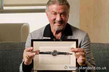 Sylvester Stallone to auction watches including model from Expendables 2