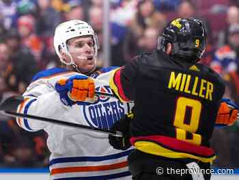 J.T. Miller on matching up against Connor McDavid: ‘He’s different than anybody’