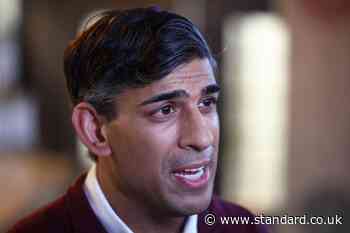 Rishi Sunak ‘deeply concerned’ about possible Israeli offensive in Rafah