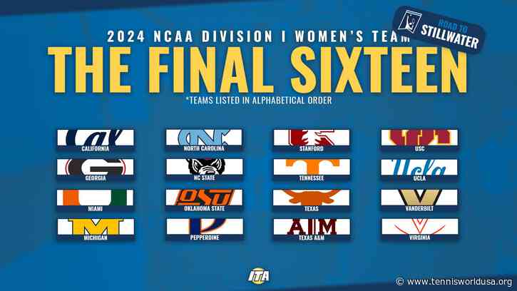 NCAA Women's tennis Championships: the first 2 rounds results