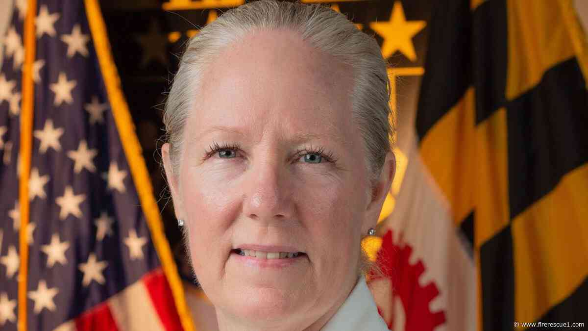Md. county fire department's first female fire chief set to retire