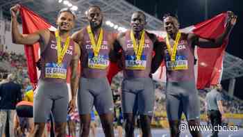 Canadian men's 4x100 relay team races to silver in World Athletic Relays in Bahamas