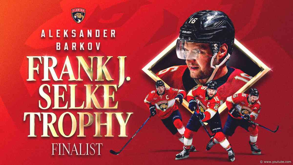 Aleksander Barkov named 2023-24 Selke Trophy Finalist!