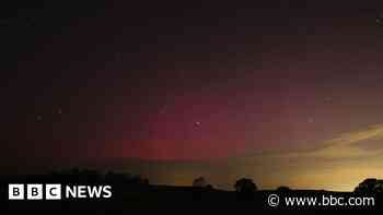Northern Lights captured over Shropshire