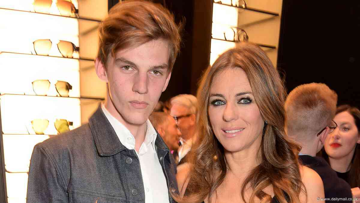 Liz Hurley's nephew - who survived horror road rage knife attack - is caught drink-driving after being stopped by police after spotting him tailgating cars in his £41,000 BMW