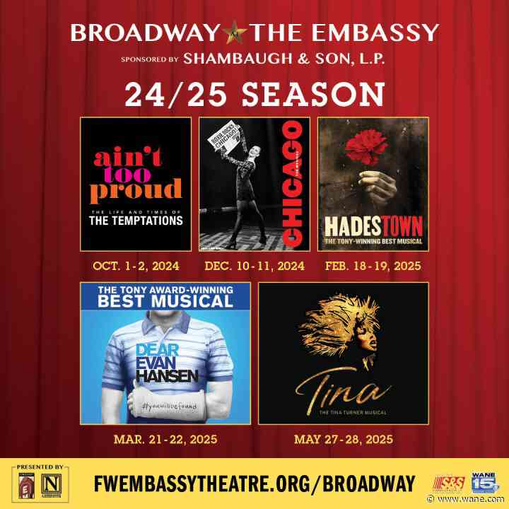 'All that Jazz' can be heard at the Embassy with the 2024-2025 Broadway at the Embassy