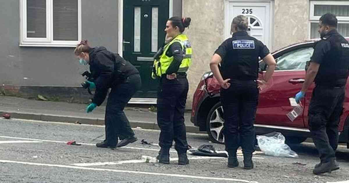 Man rushes to help teens after their car flips in street - then one 'pulls out machete'