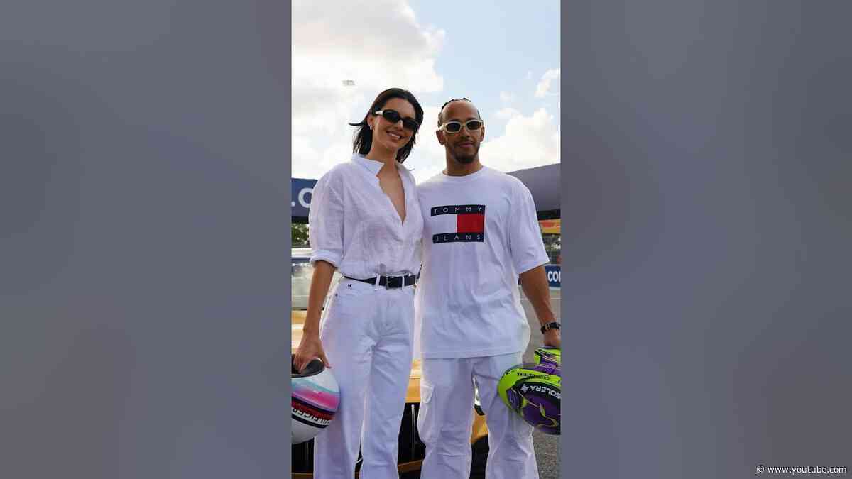 Lewis Hamilton Takes Kendall Jenner for a Ride in Miami 🔥🌴