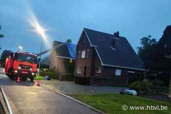 Dertigtal oproepen van wateroverlast in regio Hasselt: bliksem slaat in op dak