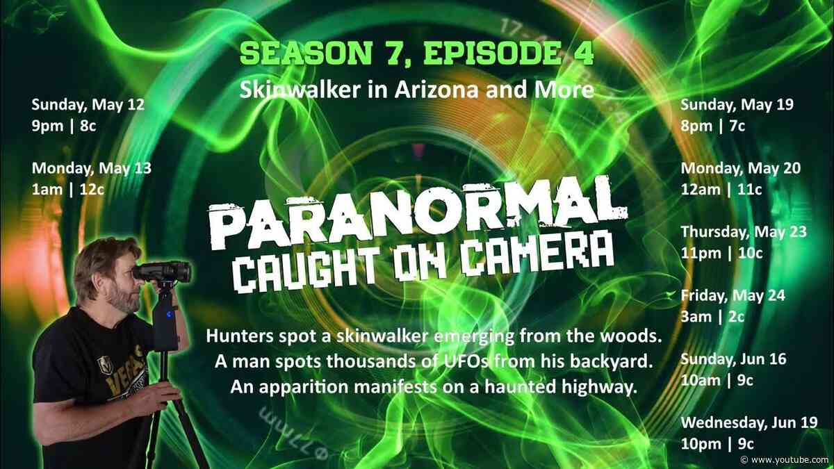 My Episode of Paranormal Caught on Camera Schedule