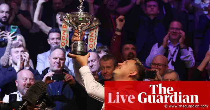 Kyren Wilson beats Jak Jones to win World Snooker Championship title – live
