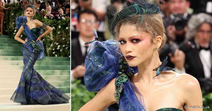 Zendaya serves peacock chic in hotly anticipated Met Gala return after 7 years