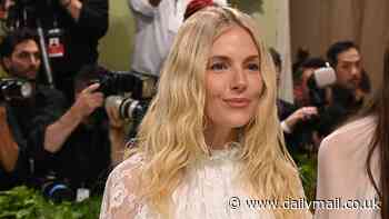 Met Gala 2024: Sienna Miller wows in a flowing white lace gown as she graces the iconic stairs