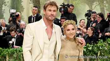 Chris Hemsworth makes his 2024 Met Gala debut in a three-piece-suit from Tom Ford next to his wife Elsa Pataky as he admits the event is 'intimidating'