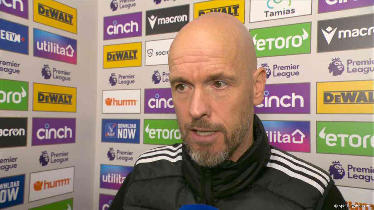 Ten Hag 'very disappointed' in performance v. CP