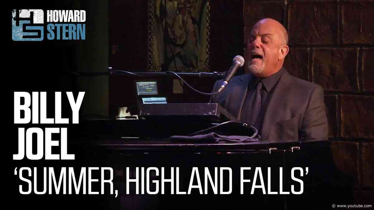 Billy Joel “Summer, Highland Falls” Live at SiriusXM’s Town Hall (2014)