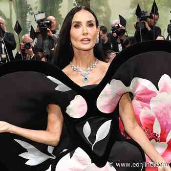 Demi Moore's 2024 Met Gala Dress Is, Um, Made From Wallpaper