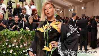 Queen Latifah captivates in bird of paradise print dress as she attends 2024 Met Gala with partner Eboni Nichols