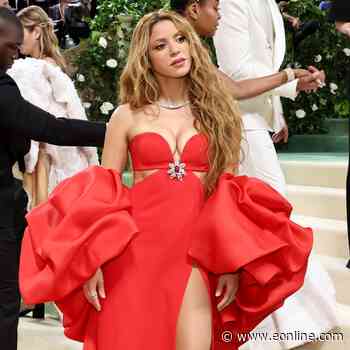 Shakira Makes Her Met Gala 2024 Debut in Red-Hot Look