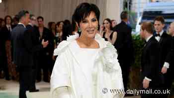 Kris Jenner is a vision in all white as she hits the Met Gala 2024 red carpet with longtime partner Corey Gamble