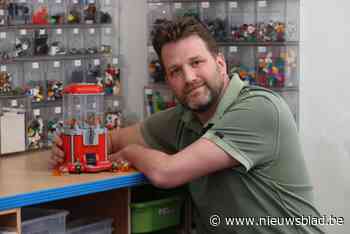 Leerkracht Rob is eerste Limburger die Lego-ontwerp vereeuwigd ziet als echte bouwset