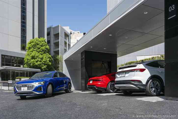 Audi eröffnet charging hub in Tokyo