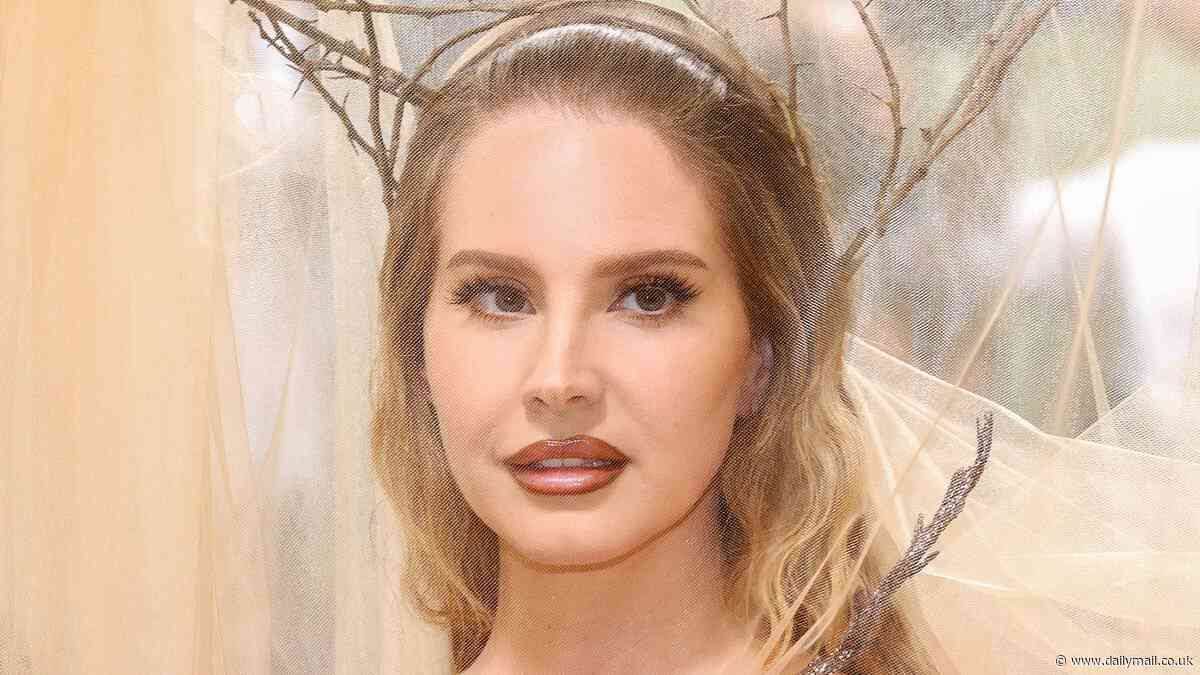 Lana Del Rey struggles to name favorite song from pal Taylor Swift's new album as she poses with singer's nemesis Kim Kardashian at Met Gala 2024: 'Whatever that title was'