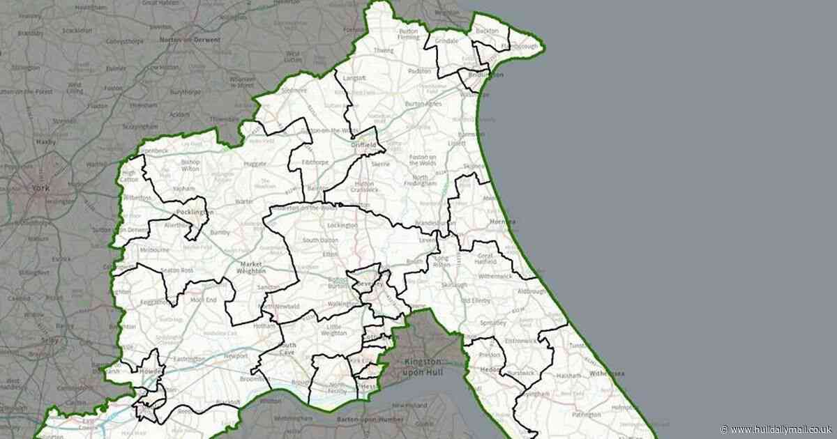 Boundary changes for council wards set to change political map of East Riding
