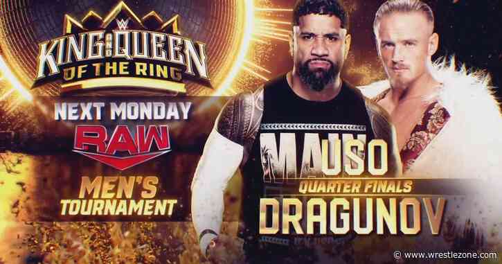 Jey Uso vs. Ilja Dragunov, King And Queen Of The Ring Tournament Matches Set For 5/13 WWE RAW