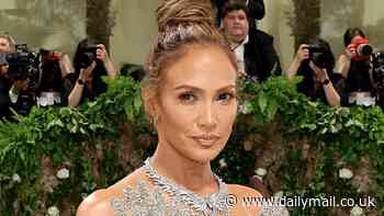 Jennifer Lopez showcases her famous curves in sheer sparkling gown at 2024 Met Gala but husband Ben Affleck is a no-show after 'unhinged' Tom Brady roast